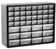 15-13/16 x 6-3/8 x 20'' (44 Compartments) - Plastic Modular Parts Cabinet - First Tool & Supply