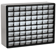 15-13/16 x 6-3/8 x 20'' (64 Compartments) - Plastic Modular Parts Cabinet - First Tool & Supply