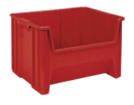 19 x 15-1/4 x 12'' - Red Stak-N-Store Bin - First Tool & Supply