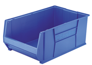 12-3/8" x 20" x 6" - Blue Stackable Bins - First Tool & Supply