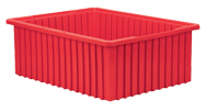 20-1/8 x 14-7/8 x 7-7/16'' - Red Akro-Grid Stackable Containers - First Tool & Supply