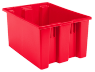 23-1/2 x 19-1/2 x 13'' - Red Nest-Stack-Tote Box - First Tool & Supply