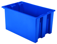 23-1/2 x 15-1/2 x 12'' - Blue Nest-Stack-Tote Box - First Tool & Supply