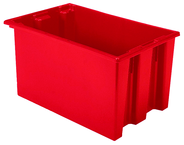 23-1/2 x 15-1/2 x 12'' - Red Nest-Stack-Tote Box - First Tool & Supply