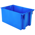 29-1/2 x 19-1/2 x 15'' - Blue Nest-Stack-Tote Box - First Tool & Supply