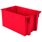 29-1/2 x 19-1/2 x 15'' - Red Nest-Stack-Tote Box - First Tool & Supply