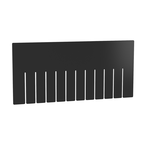 Black 6-Pack Short Bin Dividers for use with Akro-Grid Container 33-228 - First Tool & Supply