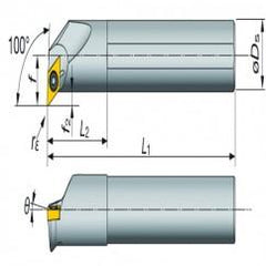 A16-SDXXL2-D20 Indexable Coolant Thru Boring Bar - First Tool & Supply