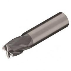 1/2" Dia. - 5/8" LOC - 2-1/2" OAL - 4 FL Carbide S/E HP End Mill-AlTiN - First Tool & Supply