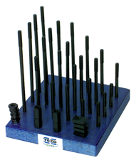 T-Nut and Stud Set - #20603; 3/8-16 Stud Size; 1/2 T-Slot Size - First Tool & Supply