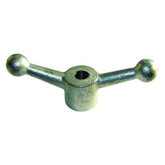 Cast Iron Ball Handles - 3/4″–10 Threaded Hole, 8″ Width, 2 15/16″ Overall Height, 1 3/4″ Hub Height - First Tool & Supply