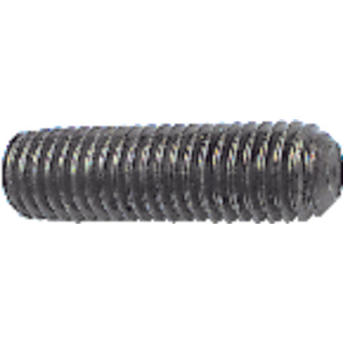 M5-0.80 × 6 mm - Black Finish Heat Treated Alloy Steel - Socket Set Screws - Cup Point - First Tool & Supply