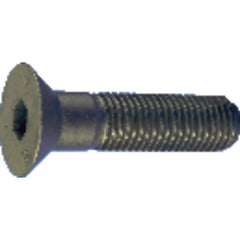 1/4″-28 × 1/2″ - Black Finish Heat Treated Alloy Steel - Cap Screws - Flat Head - First Tool & Supply