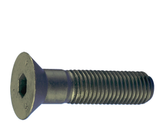 5/16-24 x 1/2 - Black Finish Heat Treated Alloy Steel - Cap Screws - Flat Head - First Tool & Supply