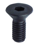 6-32 x 1/4 - Black Finish Heat Treated Alloy Steel - Cap Screws - Flat Head - First Tool & Supply