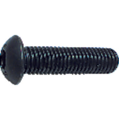 ‎5/16″-24 × 1/2″ - Black Finish Heat Treated Alloy Steel - Cap Screws - Button Head - First Tool & Supply