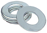 7/8 Bolt Size - Zinc Plated Carbon Steel - Flat Washer - First Tool & Supply