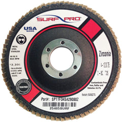 ‎4 1/2″ × 5/8″-11-40 Grit - Zirc Coated Abrasive - Type 27 Flap Disc - First Tool & Supply