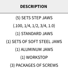 Snap Jaws - Basic 4" Set - Part #  4PKG-001 - First Tool & Supply