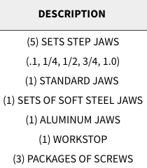 Snap Jaws - Basic 6" Set - Part #  6PKG-001 - First Tool & Supply