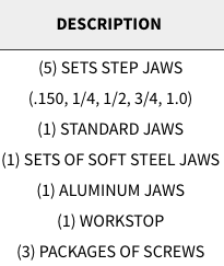 Snap Jaws - Basic 8" Set - Part #  8PKG-001 - First Tool & Supply