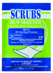 SUN SKEETERâ„¢ Insect Repellent & Sunscreen Wipes - PackageÂ of 100 - First Tool & Supply