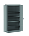 36"W x 24"D x 72"H Storage Cabinet with Adj. Shelves and Raisd Base - Knocked-Down - First Tool & Supply
