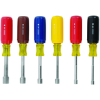 STANLEY® 6 Piece Vinyl Grip Fractional Nut Driver Set - First Tool & Supply