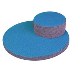 24" x No Hole - 40 Grit - PSA Sanding Disc - Blue Zirc-Cloth - First Tool & Supply