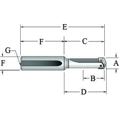 22025S-125L Universal Spade Drill Holder - First Tool & Supply