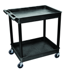 Utility Cart 2 Tub Shelves - 32" x 24" x 37-1/4" - First Tool & Supply