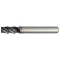 5/8x5/8x3x5-1/4 4FL Square Carbide End Mill-Round Shank-TiAlN - First Tool & Supply