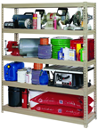 60 x 18 x 72" (5 Shelves) - Heavy Duty Boltless Storage Shelving - First Tool & Supply