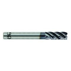 5/8 x 5/8 x 1-1/4 x 3-1/2 5Fl .060 C/R Carbide End Mill - TiALN - First Tool & Supply