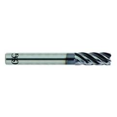 3/8 x 3/8 x 7/8 x 2-1/2 5Fl .015 C/R Carbide End Mill - TiALN - First Tool & Supply