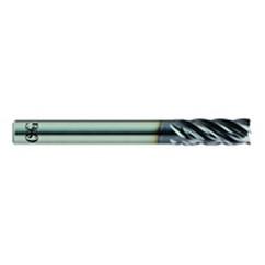 1/4 x 1/4 x 3/8 x 2 5Fl  Square Carbide End Mill - TiALN - First Tool & Supply