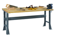 72 x 30 x 33-1/2" - Wood Bench Top Work Bench - First Tool & Supply