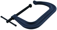 4408, 4400 Series Forged C-Clamp - Extra Deep-Throat, Regular-Duty, 2" - 8" Jaw Opening, 6" Throat Depth - First Tool & Supply