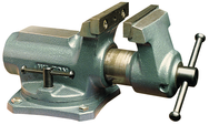 SBV-100, Super-Junior Vise, Swivel Base, 4" Jaw Width, 2-1/4" Jaw Opening - First Tool & Supply