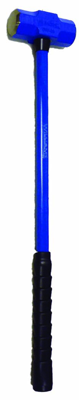 12 lb - 32" Fiberglass Handle - 2-1/4" Head Diameter - Soft Steel Sledge Hammer - First Tool & Supply