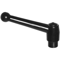 Model 70592, Clamp Lever Size 3 - Zinc Ball Style with Steel Insert, Screw and Spring tapped 3/8″–16 - First Tool & Supply