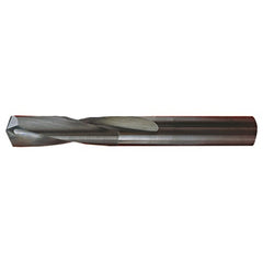 ‎15/64″ Dia. × 0.234″ Shank × 1″ Flute Length × 2-1/2″ OAL, Stub, 118°, Bright, 2xD Flute, Round Solid Carbide Drill - Exact Industrial Supply