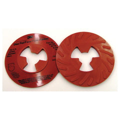 3M Disc Pad Face Plate Ribbed 81732L Extra Hard 5″ Red - First Tool & Supply