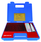 240 Pc. X-Tended Range Pin Gage Set .011 - .250" in .001" Increments (Plus) - First Tool & Supply