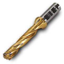 TD2200110C8R01 5xD Gold Twist Drill Body-Universal Flat Shank - First Tool & Supply