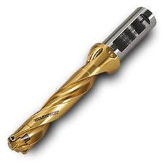 TD2200110C8R01 5xD Gold Twist Drill Body-Universal Flat Shank - First Tool & Supply