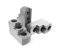 Hard Chuck Jaws - 1.5mm x 60 Serrations - Chuck Size 4" to 5" inches - Part #  KT-50HJ1-B - First Tool & Supply