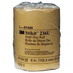 6 - P150 Grit - 236U Disc Roll - First Tool & Supply