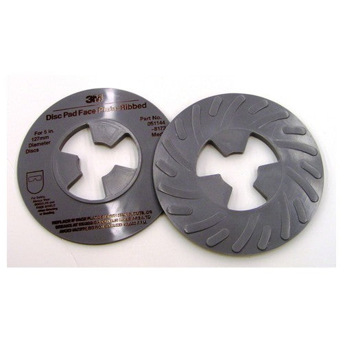 3M Disc Pad Face Plate Ribbed 81734 5″ Medium Gray - First Tool & Supply