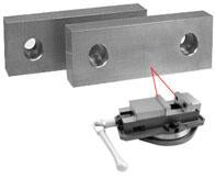Machinable Aluminum and Steel Vice Jaws - SBM - Part #  VJ-612 - First Tool & Supply